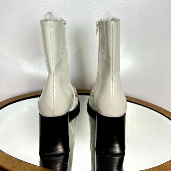 JEFFREY CAMPBELL Geist Square Toe Boot in Ice Size Size US 9 - Picture 7 of 11